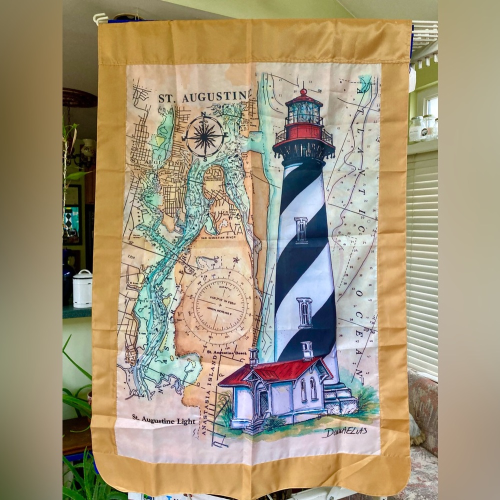 St. Augustine Lighthouse Banner / Flag (28” x 43”)